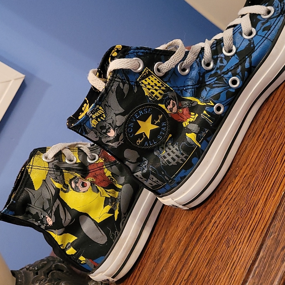 Batman & Robin Converse All Star High Top Unisex